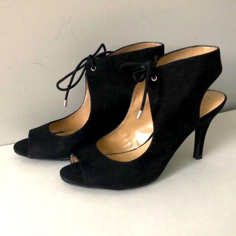 Unisa Black Sandal Heels Size 8.5